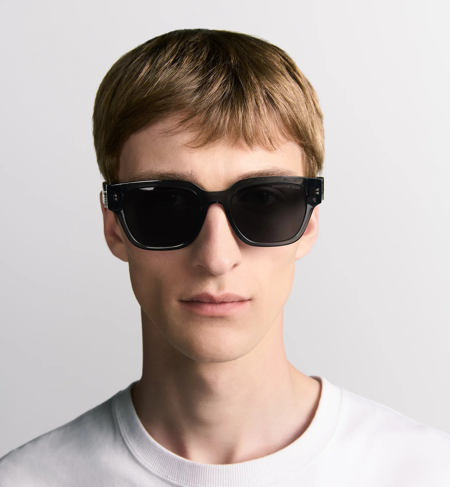 Kính mát Dior DiorOblique S1I Transparent Black Square Sunglasses 5