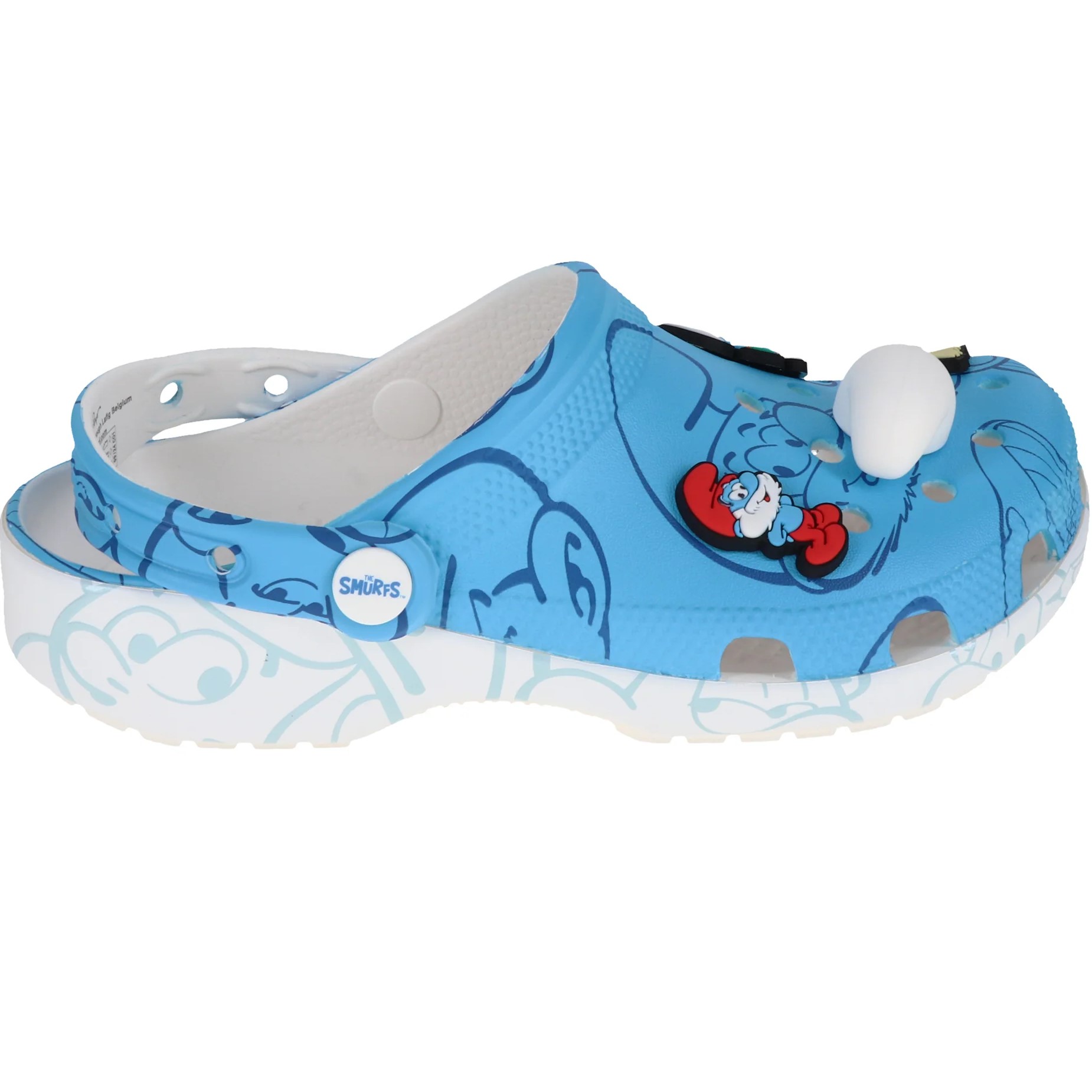 Giày Crocs Smurfs Classic Clog Allover Smurfs Print 6
