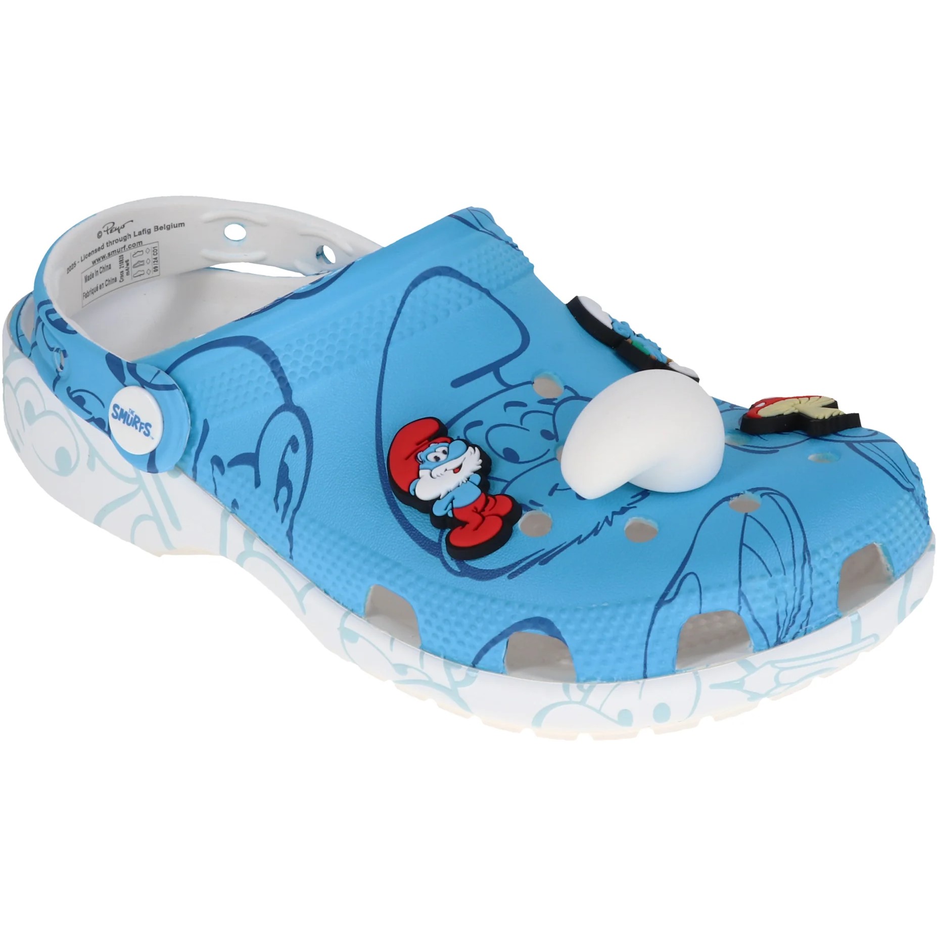 Giày Crocs Smurfs Classic Clog Allover Smurfs Print 1