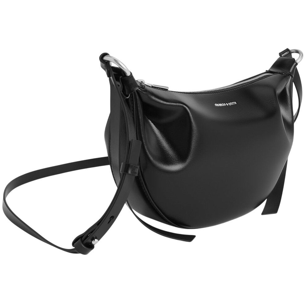 Túi Charles Keith Calla Half-Moon Bag Noir CK2-20671663 2