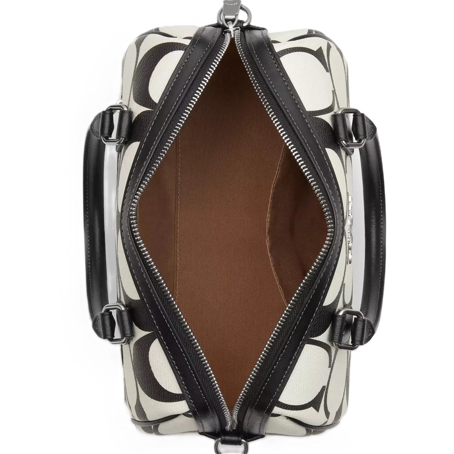 Túi Coach Rowan Satchel In Signature Canvas Chalk Multi CP08 1