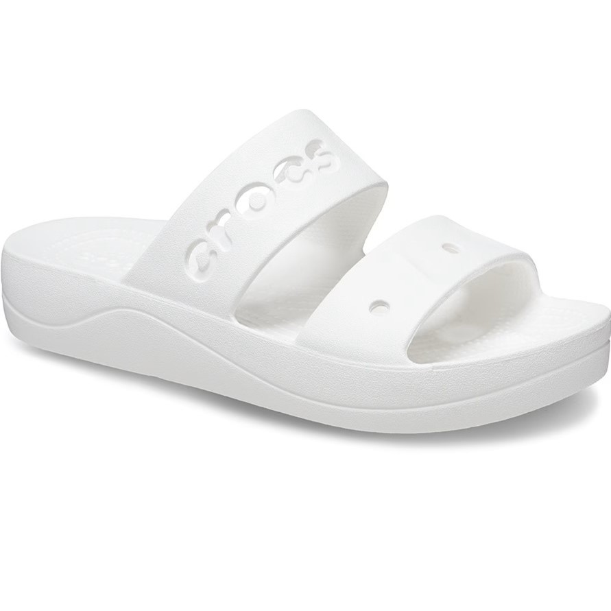 Dép Sandal nữ Crocs Baya Platform White 1