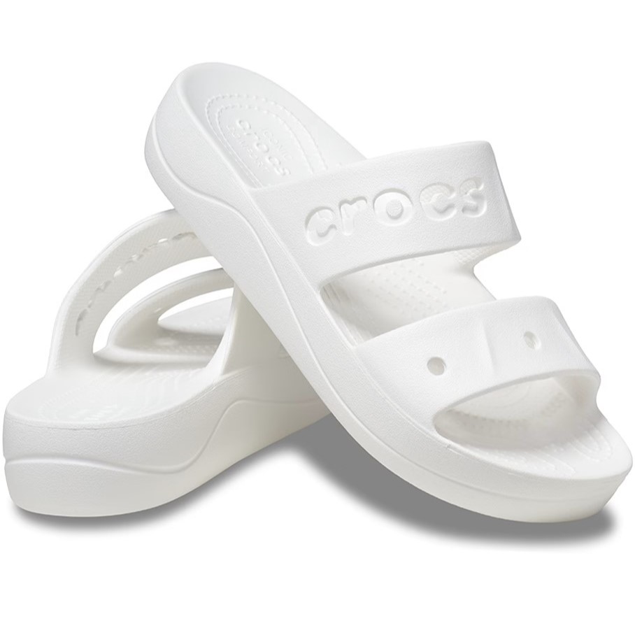Dép Sandal nữ Crocs Baya Platform White 6
