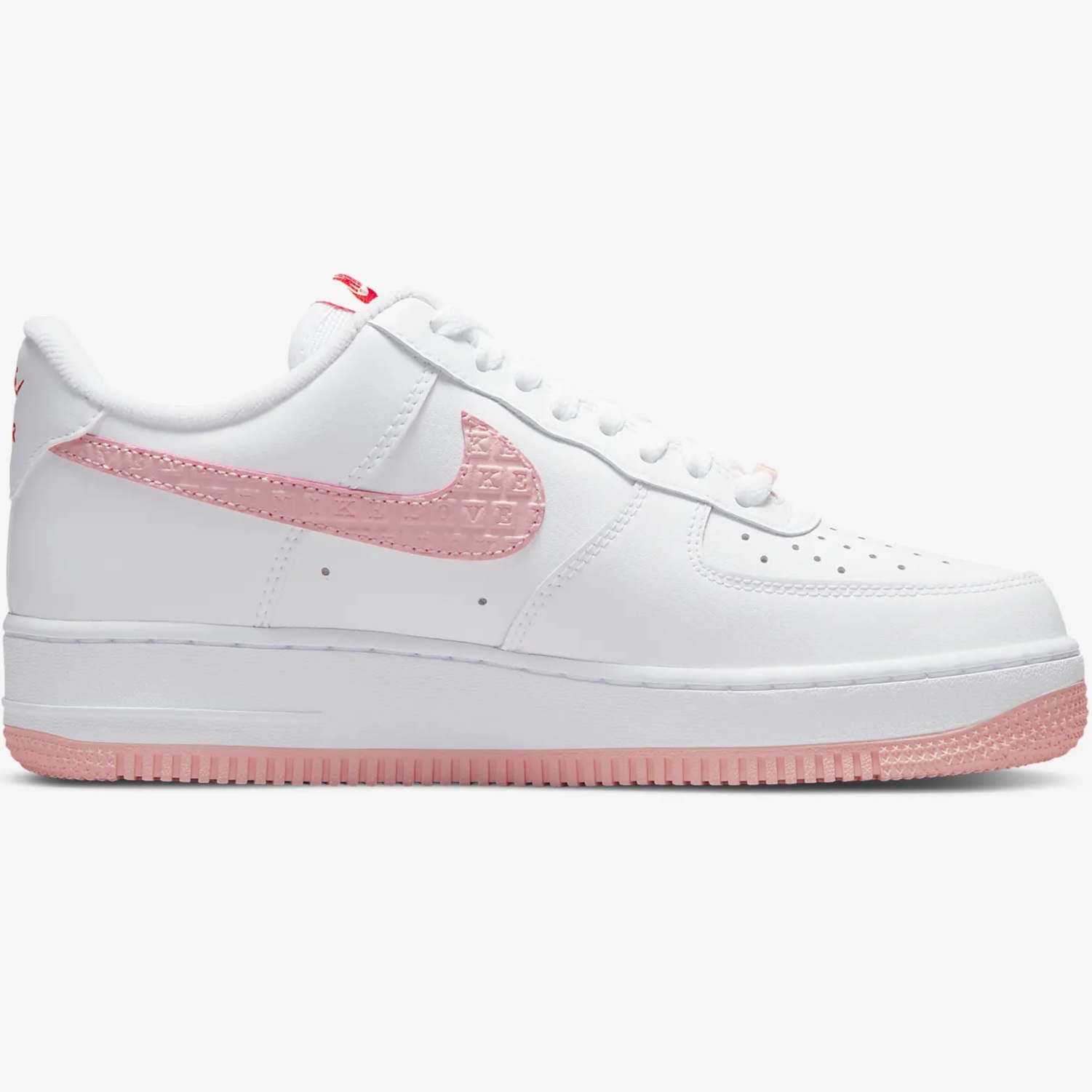 GIÀY THỂ THAO NỮ NIKE AIR FORCE 1 07 LOW VD VALENTINE´S DAY WHITE ATMOSPHERE UNIVERSITY RED SAIL DQ9320-100 2
