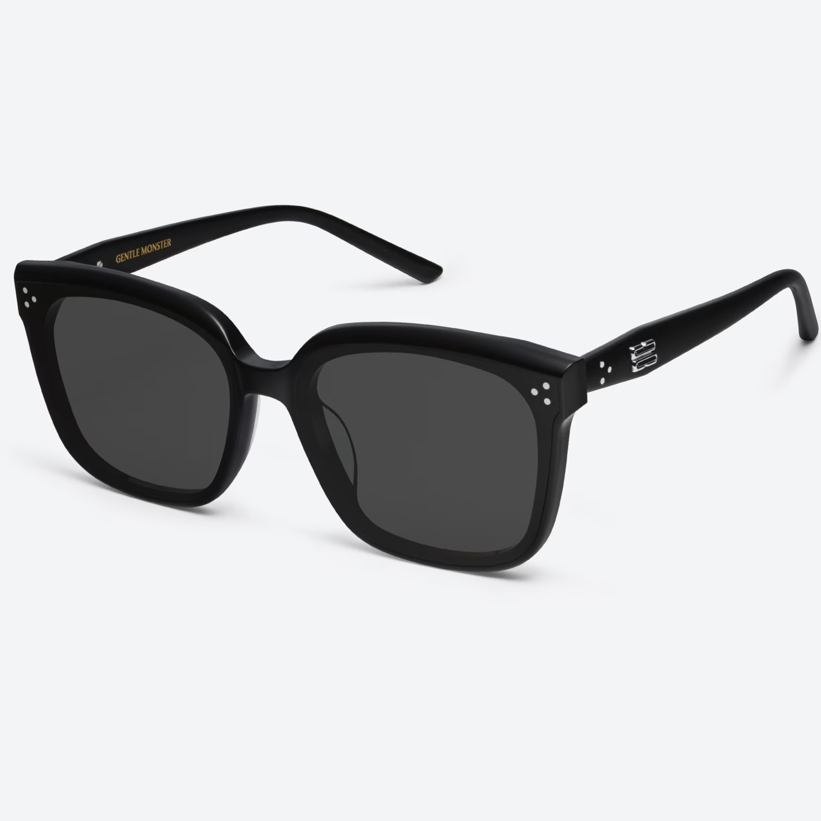 KÍNH MÁT GM GENTLE MONSTER DEAR 01 BLACK LENSES SQUARE SHAPE BLACK ACETATE FRAME 7