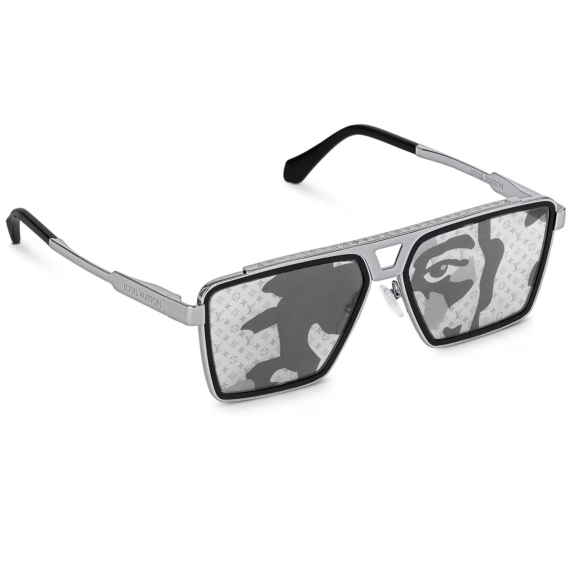 KÍNH MÁT LV LOUIS VUITTON EVIDENCE METAL SQUARE SUNGLASSES Z2030U 6