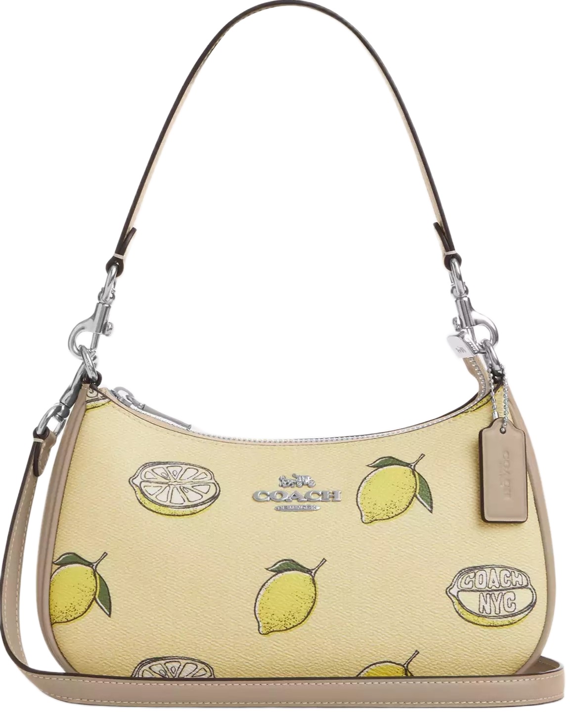Túi kẹp nách Coach Teri Shoulder Bag With Lemon Print Garden Glade Multi CBA53 9
