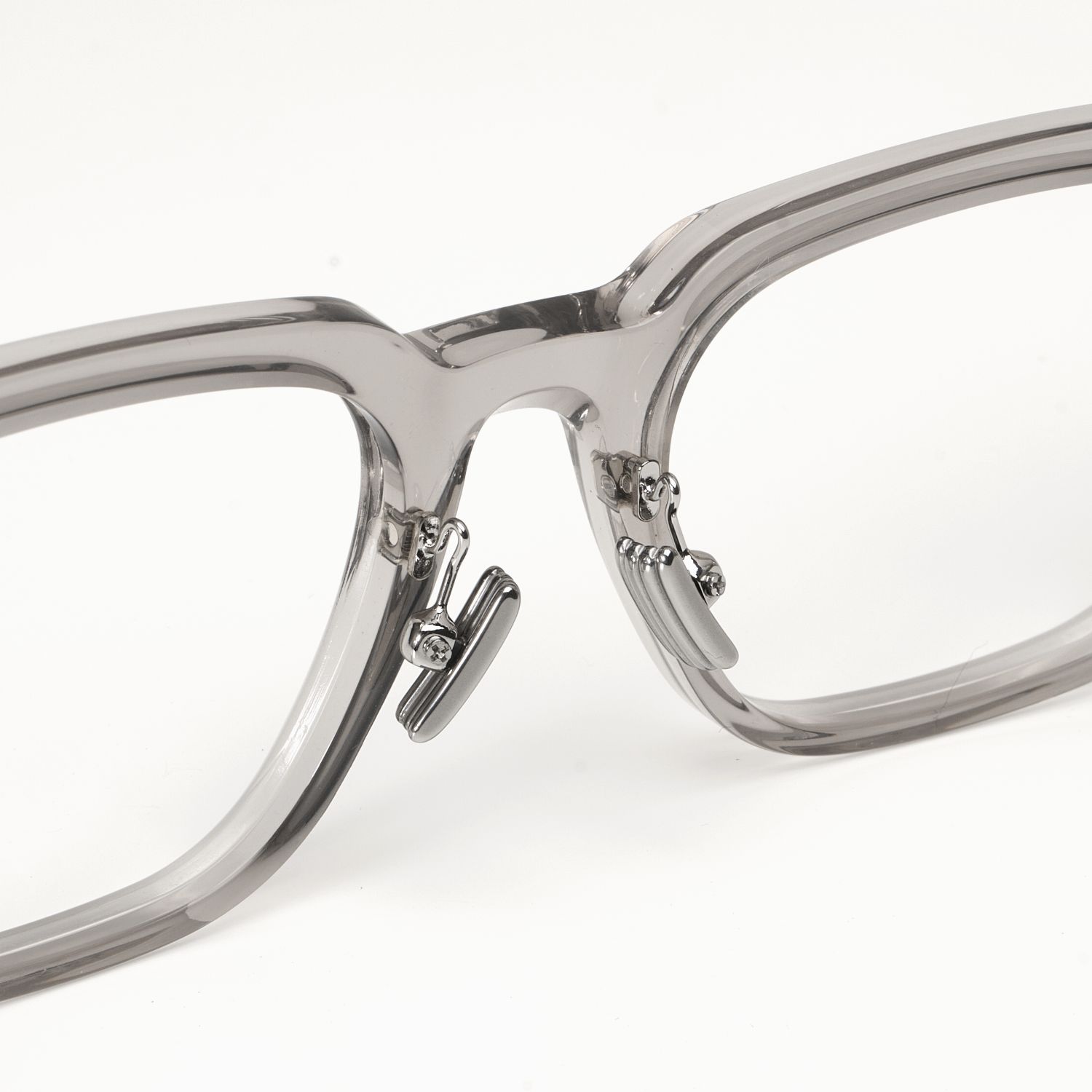 Mắt kính gọng cận Gentle Monster Zin GC7 Clear Lenses Square Shape Translucent Gray Acetate Frame 28