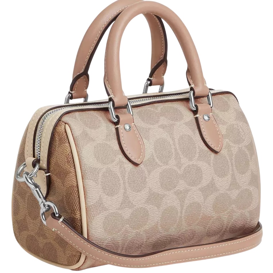 Túi Coach Mini Rowan Crossbody Bag In Blocked Signature Canvas CW330 2