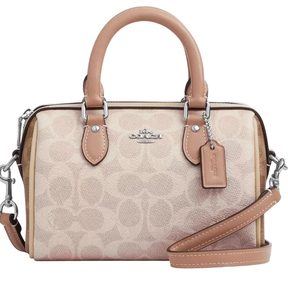 Túi Coach Mini Rowan Crossbody Bag In Blocked Signature Canvas CW330 4