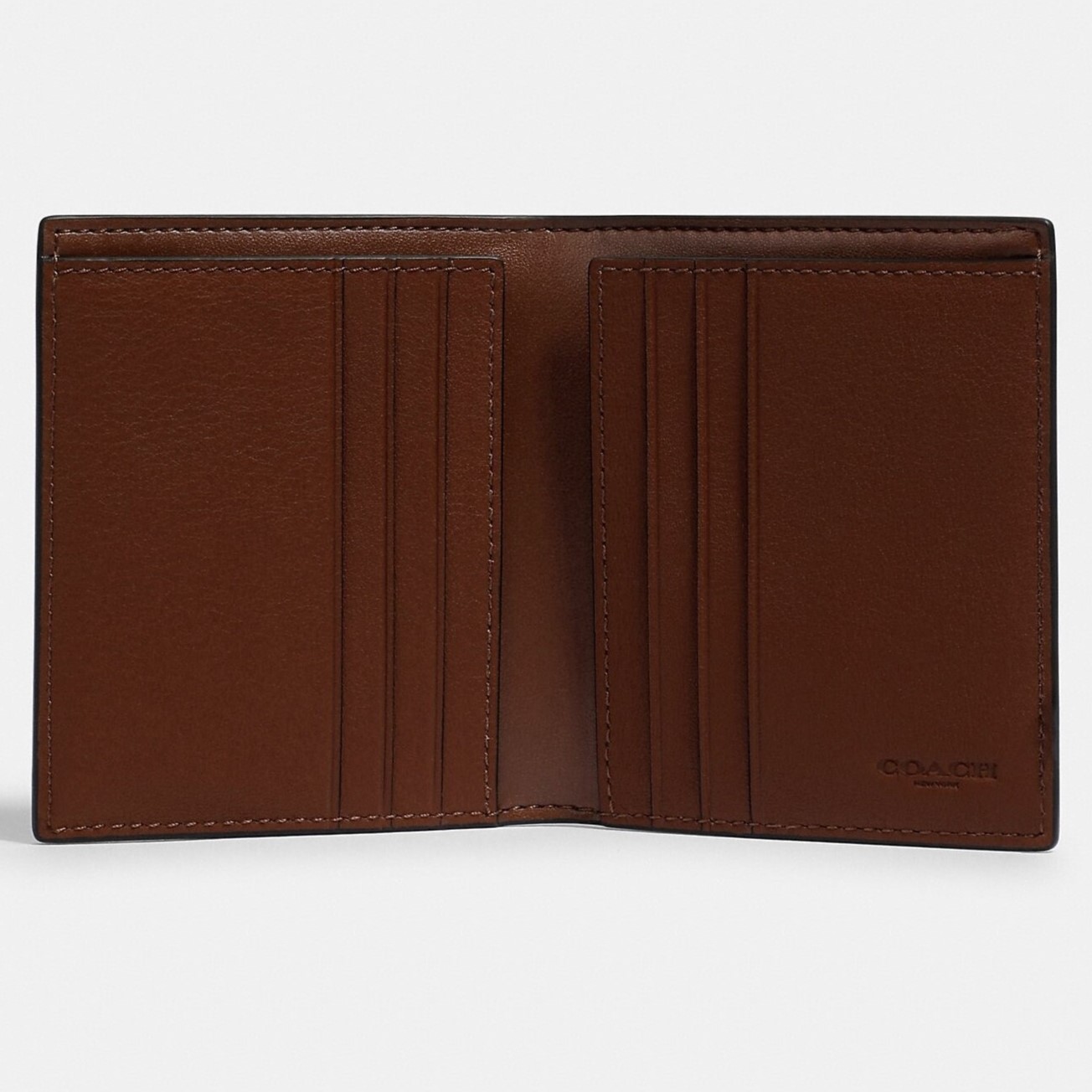 VÍ NAM COACH SLIM BILL WALLET IN SIGNATURE CANVAS WITH COACH PATCH 5846 3