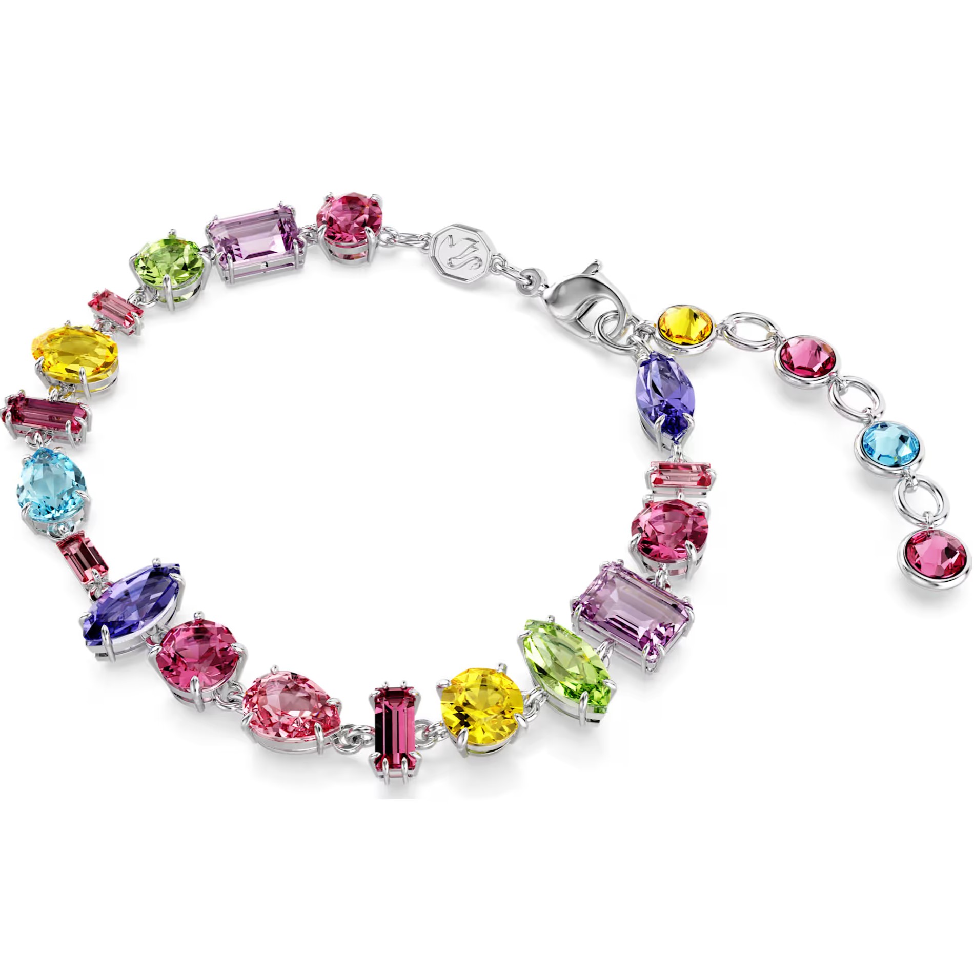 Vòng tay Swarovski Gema Bracelet Mixed Cuts Multicolored Rhodium Plated 5656427 1