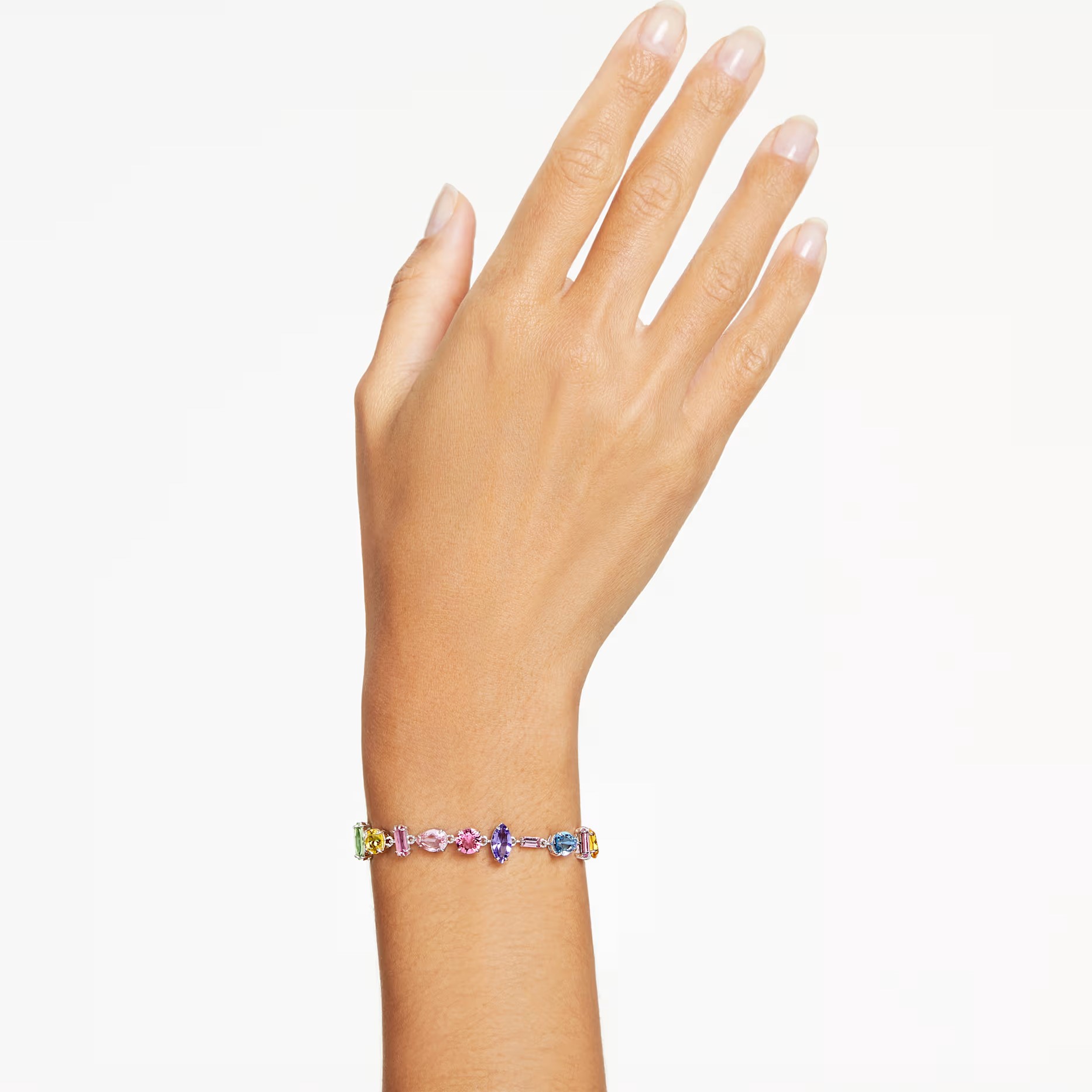 Vòng tay Swarovski Gema Bracelet Mixed Cuts Multicolored Rhodium Plated 5656427 3