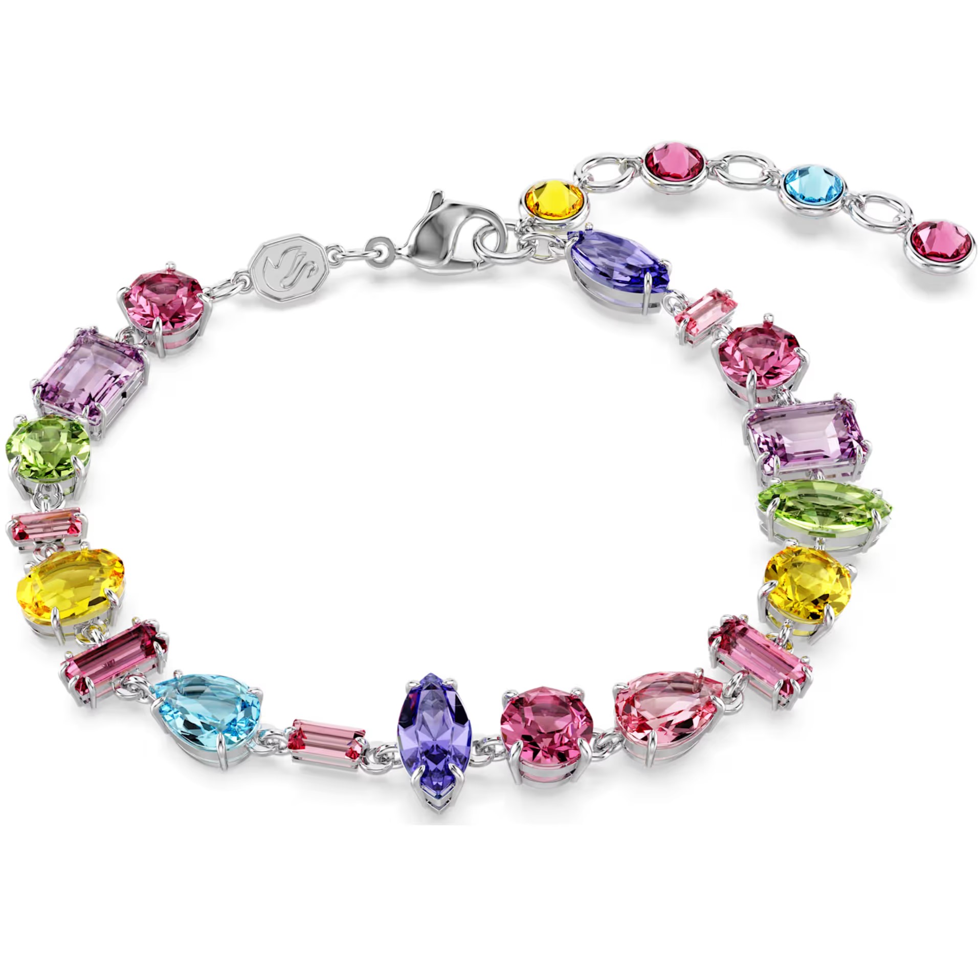 Vòng tay Swarovski Gema Bracelet Mixed Cuts Multicolored Rhodium Plated 5656427 4