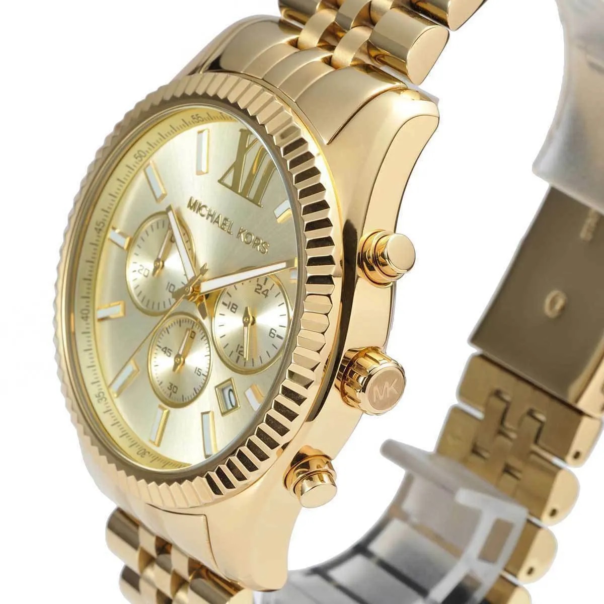 Đồng hồ nam Michael Kors Lexington Gold Tone Watch MK8281 5