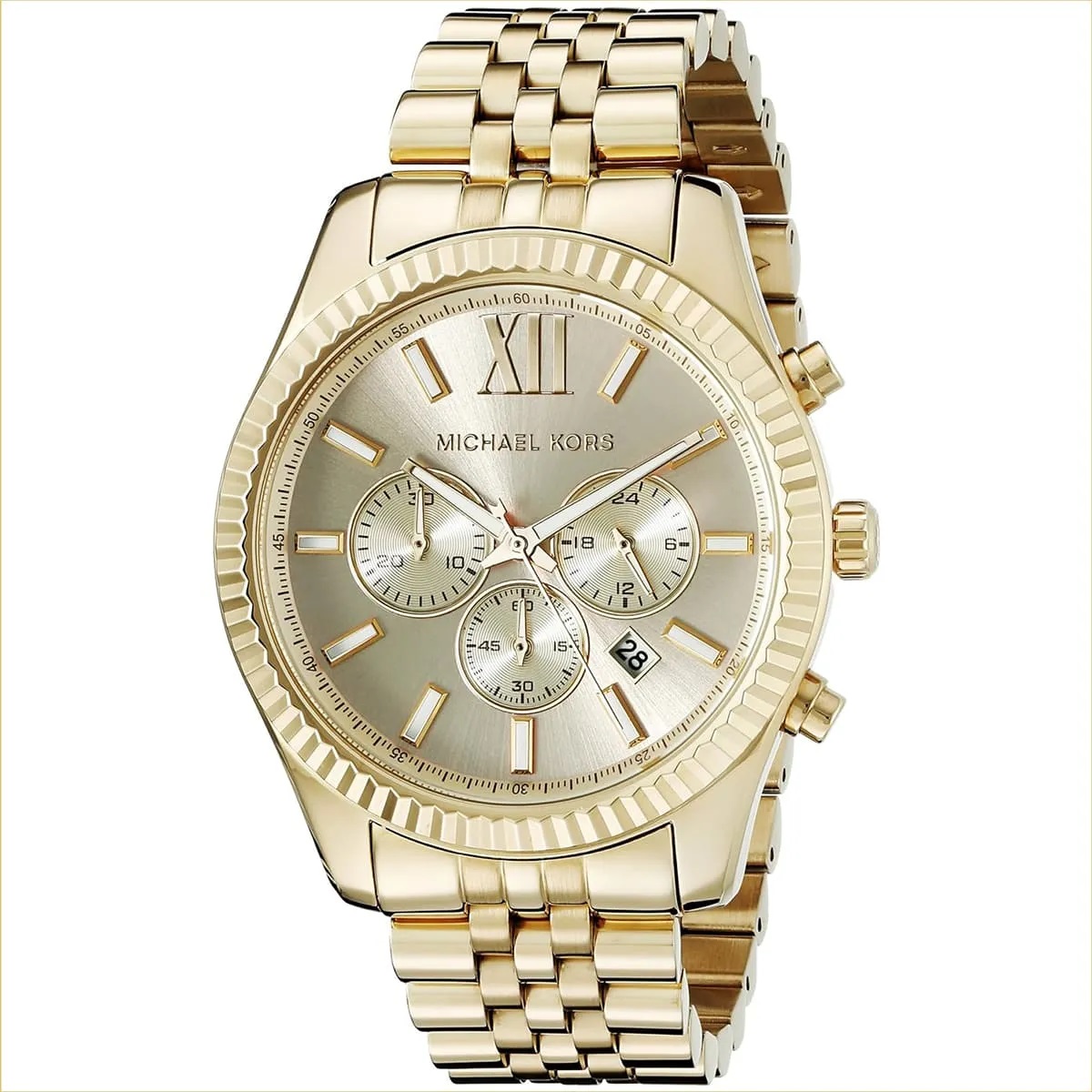 Đồng hồ nam Michael Kors Lexington Gold Tone Watch MK8281 18