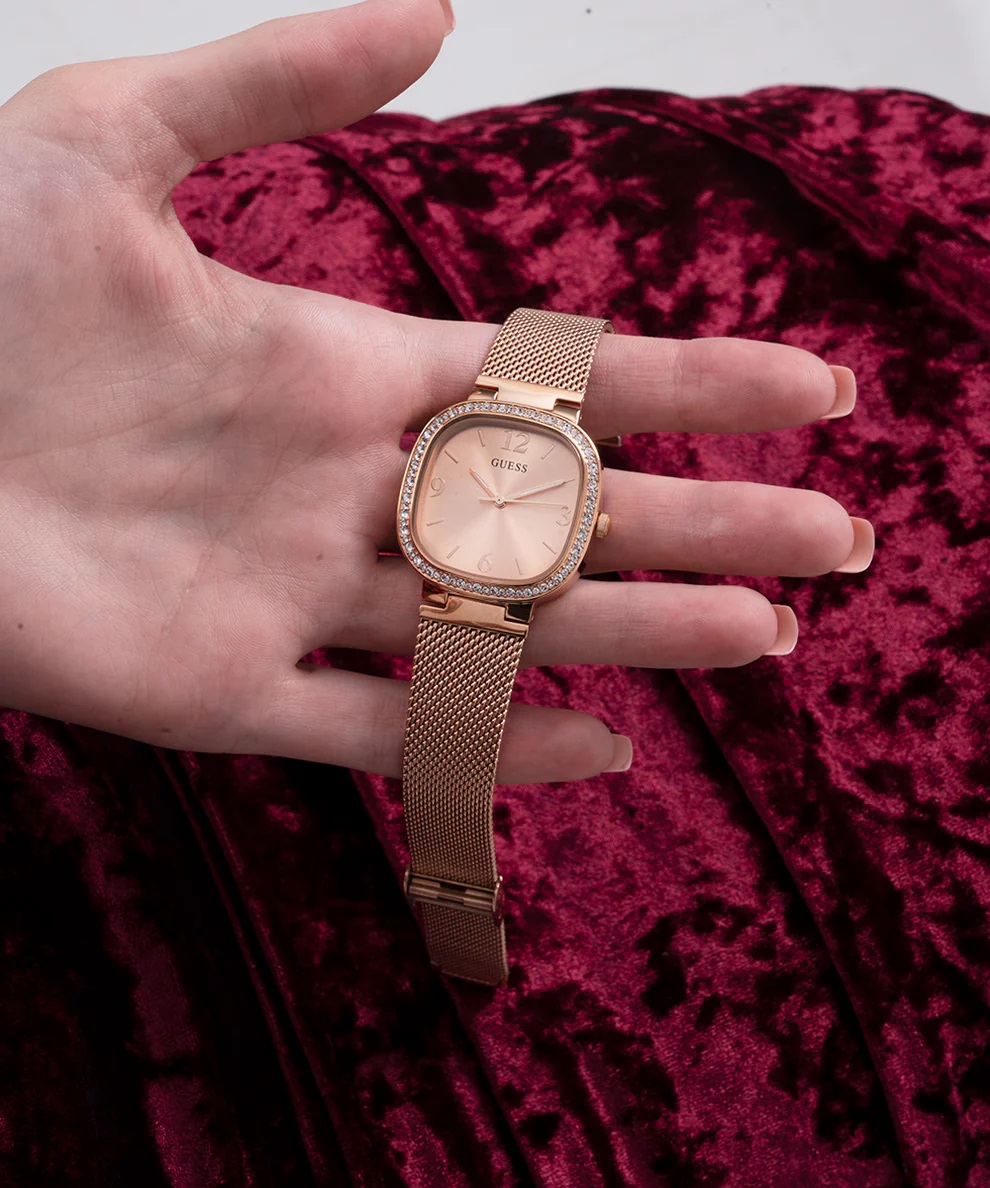 Đồng hồ nữ Guess Ladies Rose Gold Tone Analog Watch GW0354L3 6