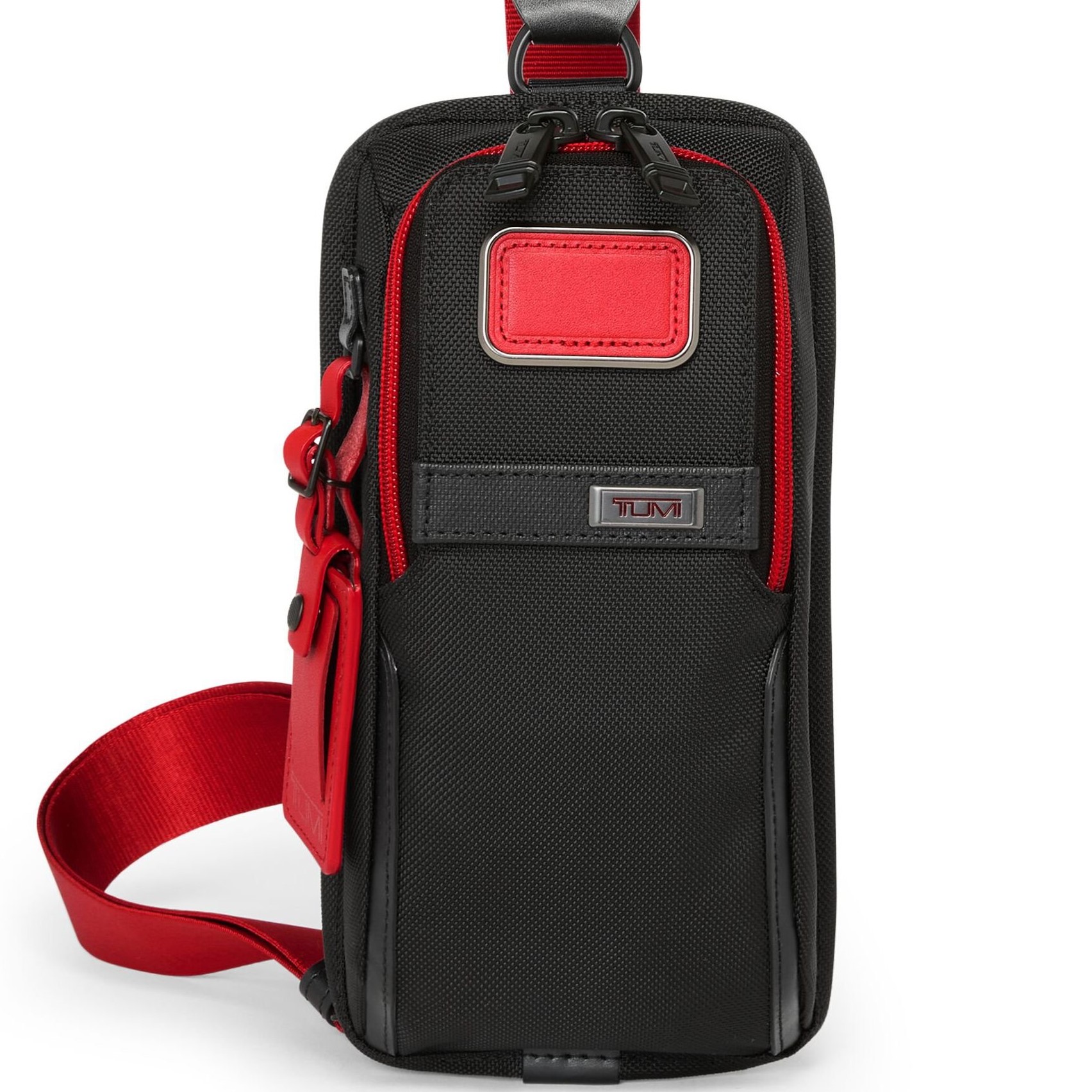 Túi đeo chéo Tumi Alpha Compact Sling Ballistic Nylon Black Red 4