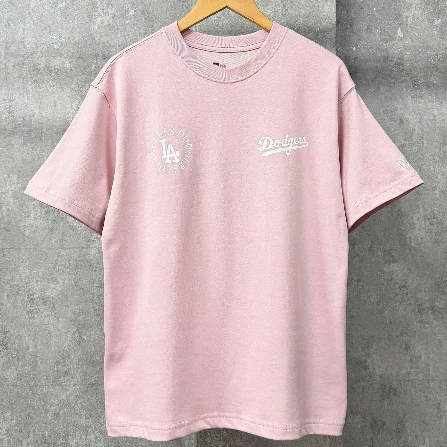 Áo Thun nữ New Era La Dodgers Mini Logo Pink T-Shirt 4