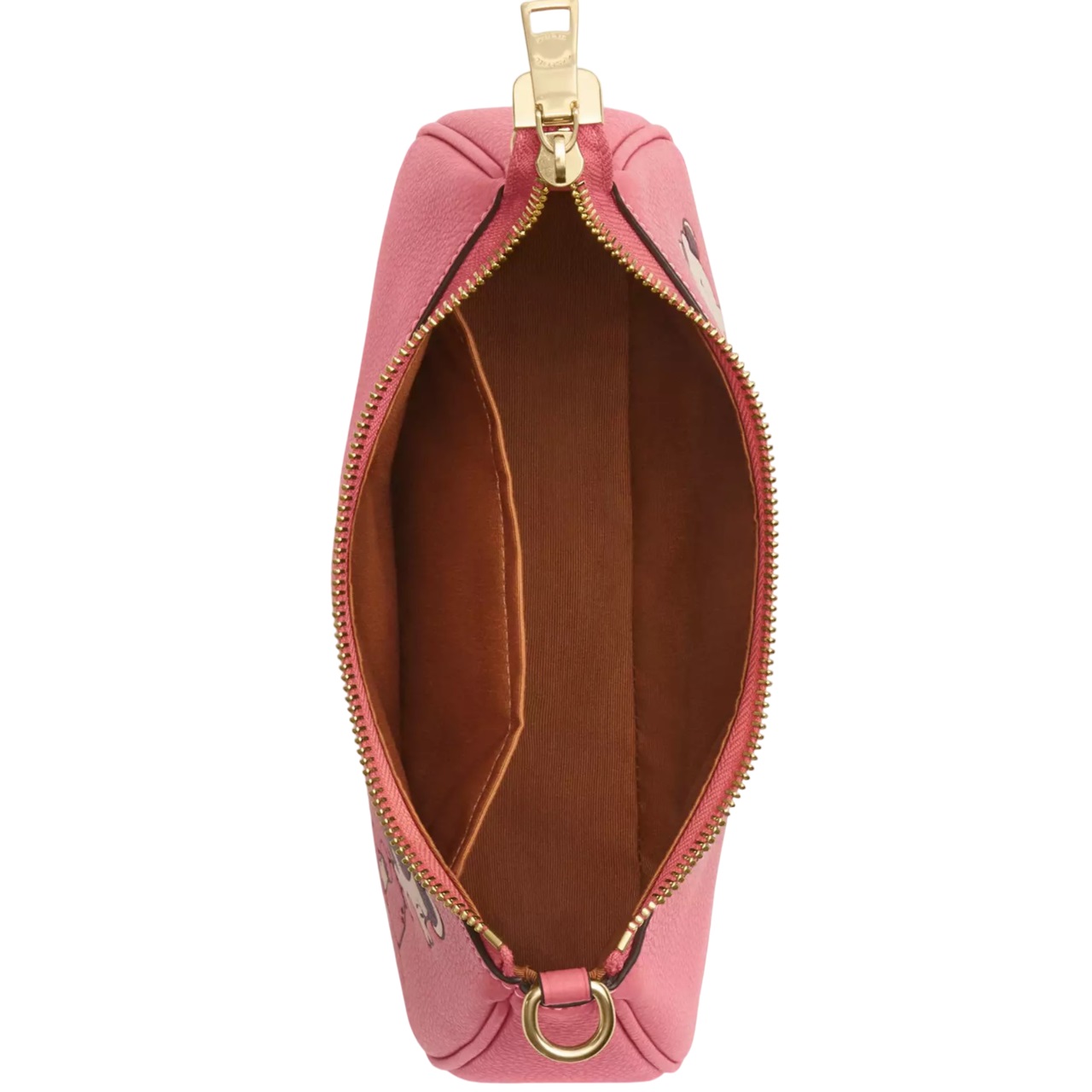 Túi Coach X Peanuts Teri Shoulder Bag With Lucy Bright Coral Multi CBM32 3