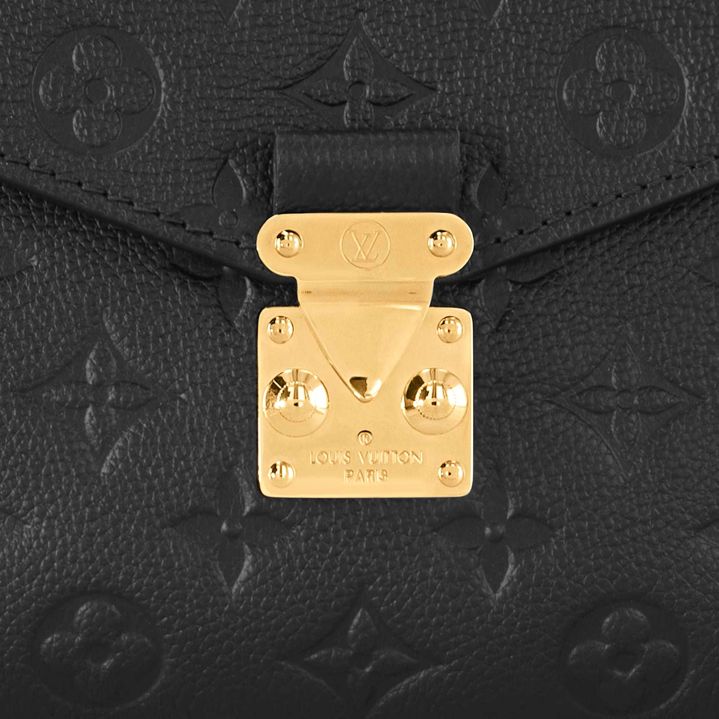Túi LV nữ Louis Vuitton Pochette Métis Monogram Empreinte Black M41487 5