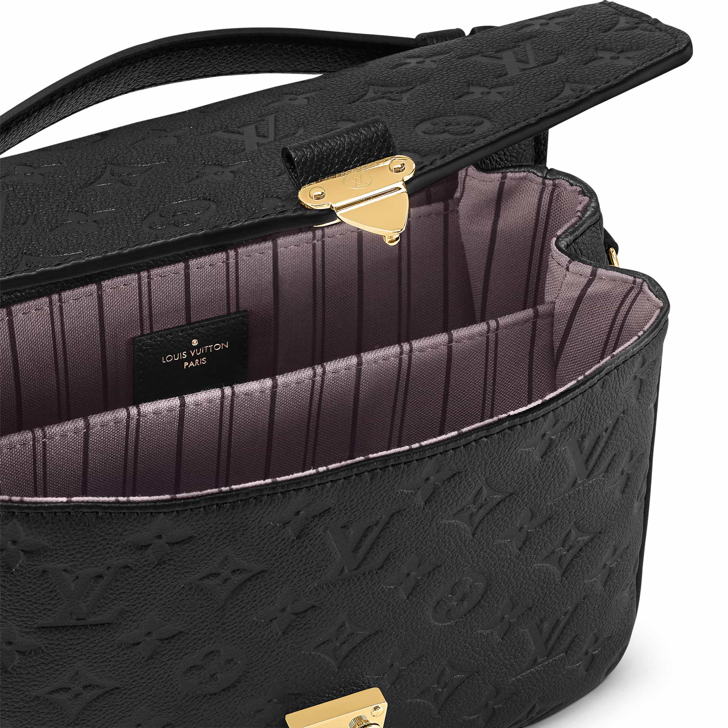 Túi LV nữ Louis Vuitton Pochette Métis Monogram Empreinte Black M41487 8