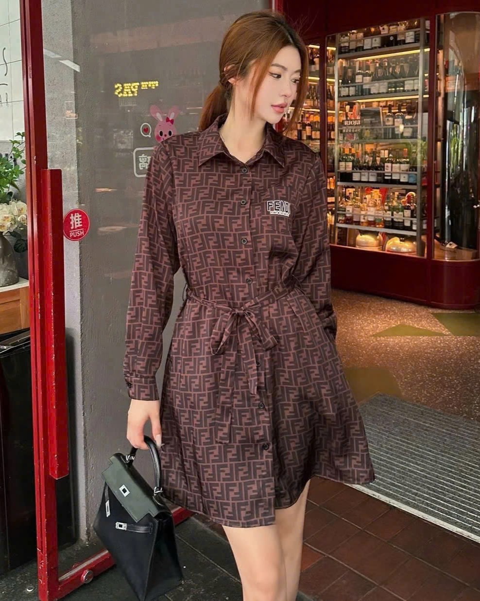 Đầm dáng xòe nữ Fendi 6