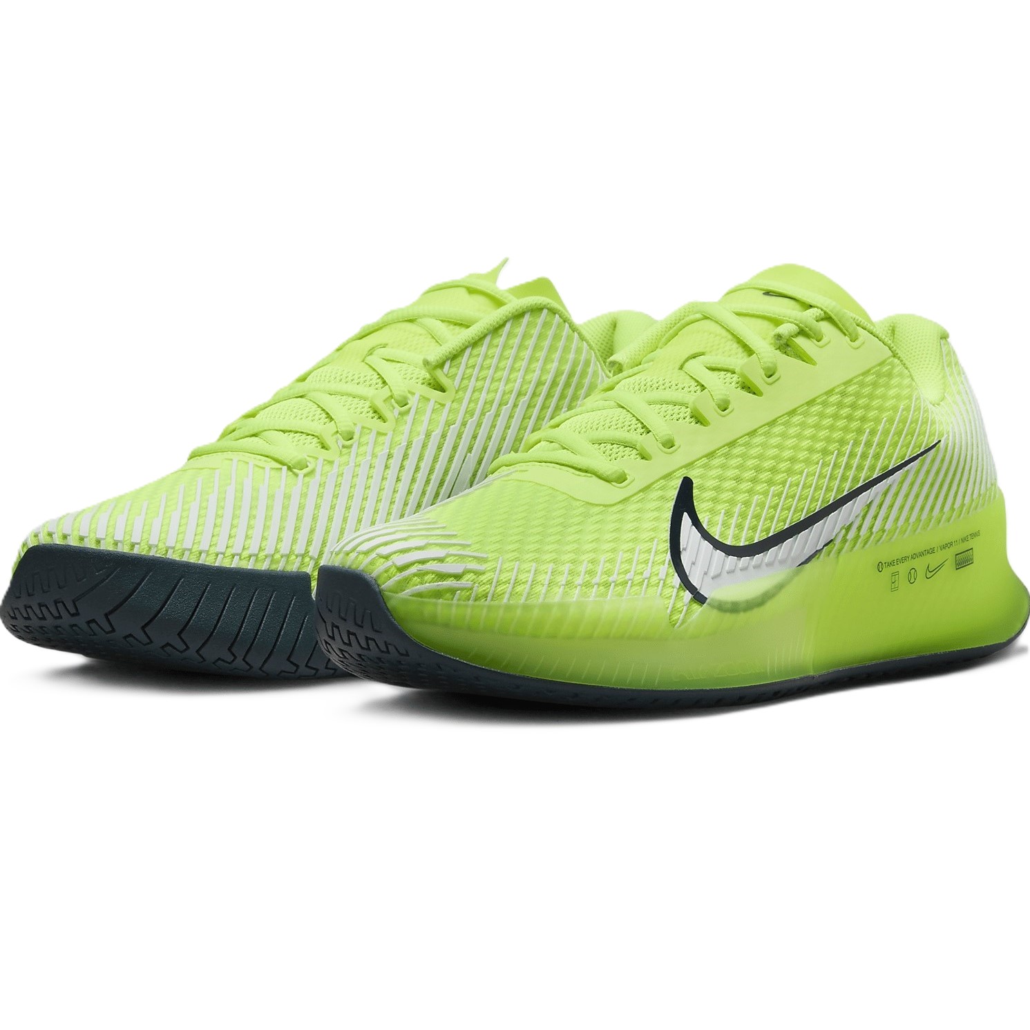 Giày Pickleball NikeCourt Air Zoom Vapor 11 Tennis Shoes Volt Armory Navy DR6966-700 4