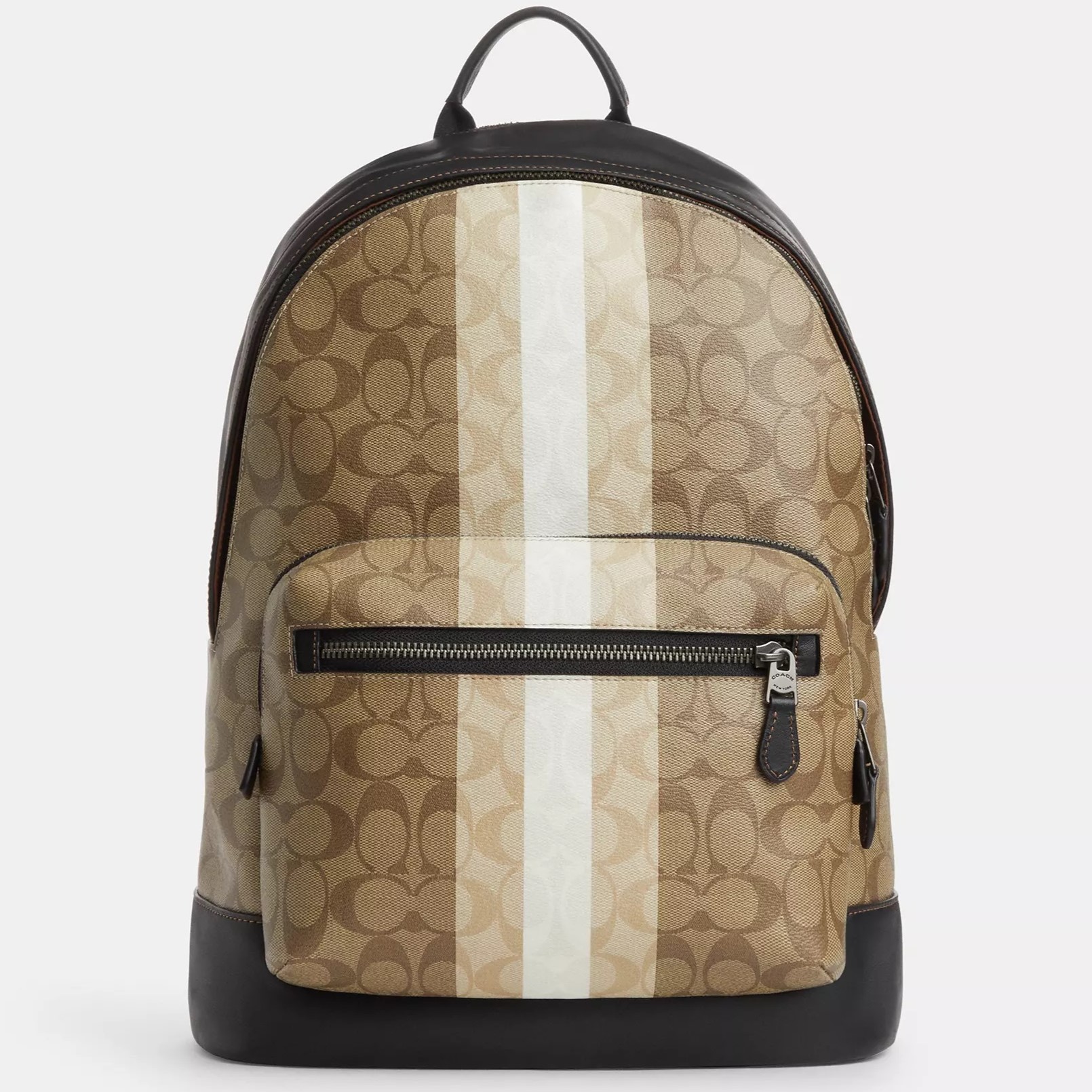 BALO COACH WEST BACKPACK IN BLOCKED SIGNATURE CANVAS WITH VARSITY STRIPE CQ629 6