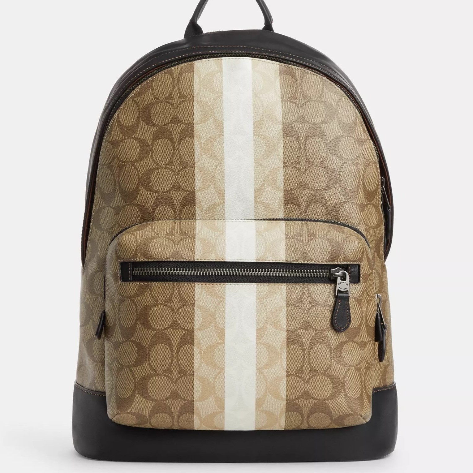 BALO COACH WEST BACKPACK IN BLOCKED SIGNATURE CANVAS WITH VARSITY STRIPE CQ629 4