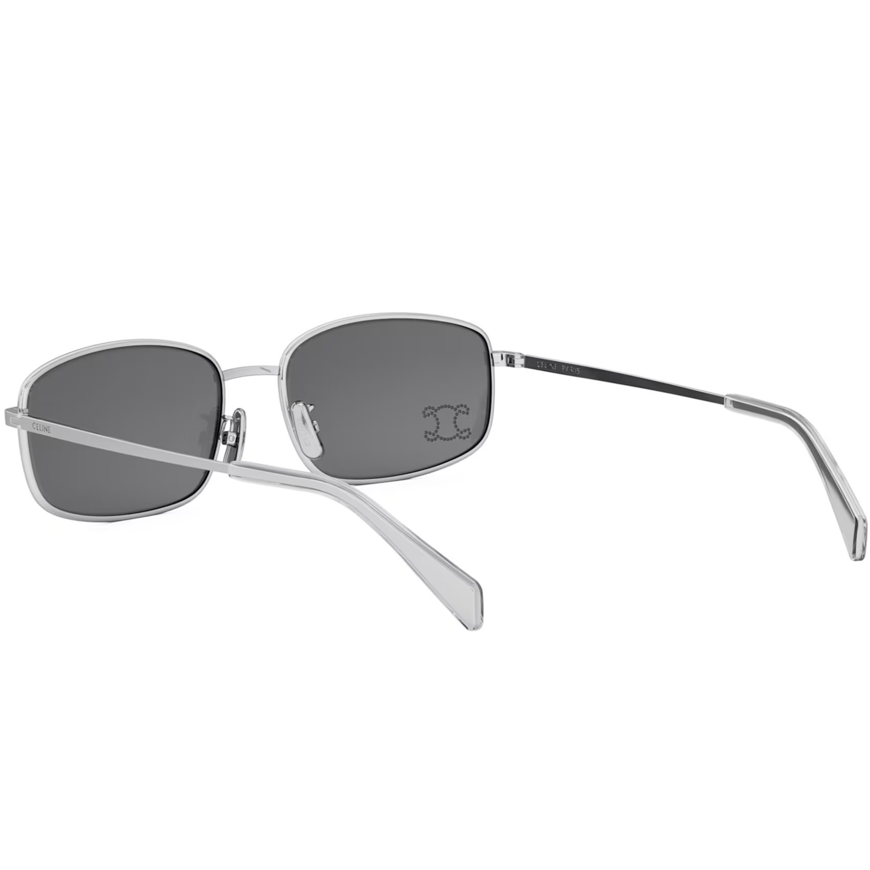 Mắt kính Celine Triomphe Shiny Palladium Smoke CL40285U 11