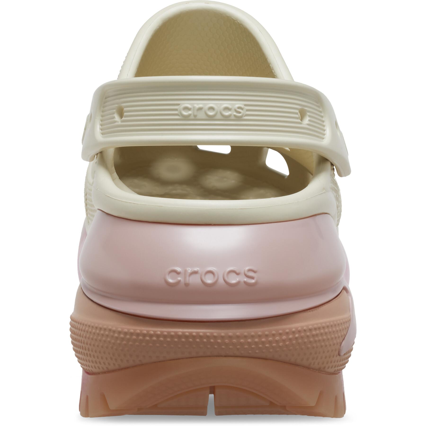 Dép Crocs có quai Classic Mega Crush Colordip Clog Bone Multi 6