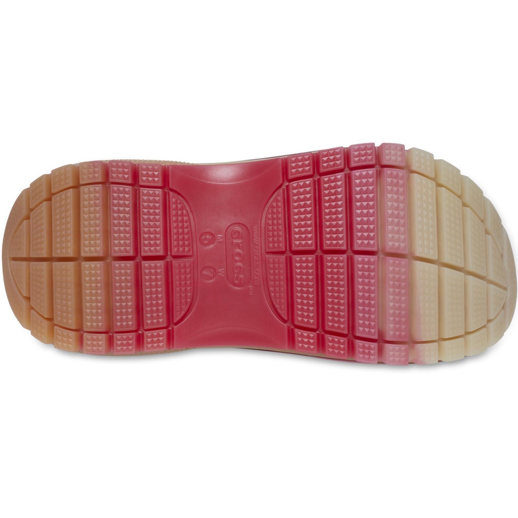 Dép Crocs có quai Classic Mega Crush Colordip Clog Bone Multi 2