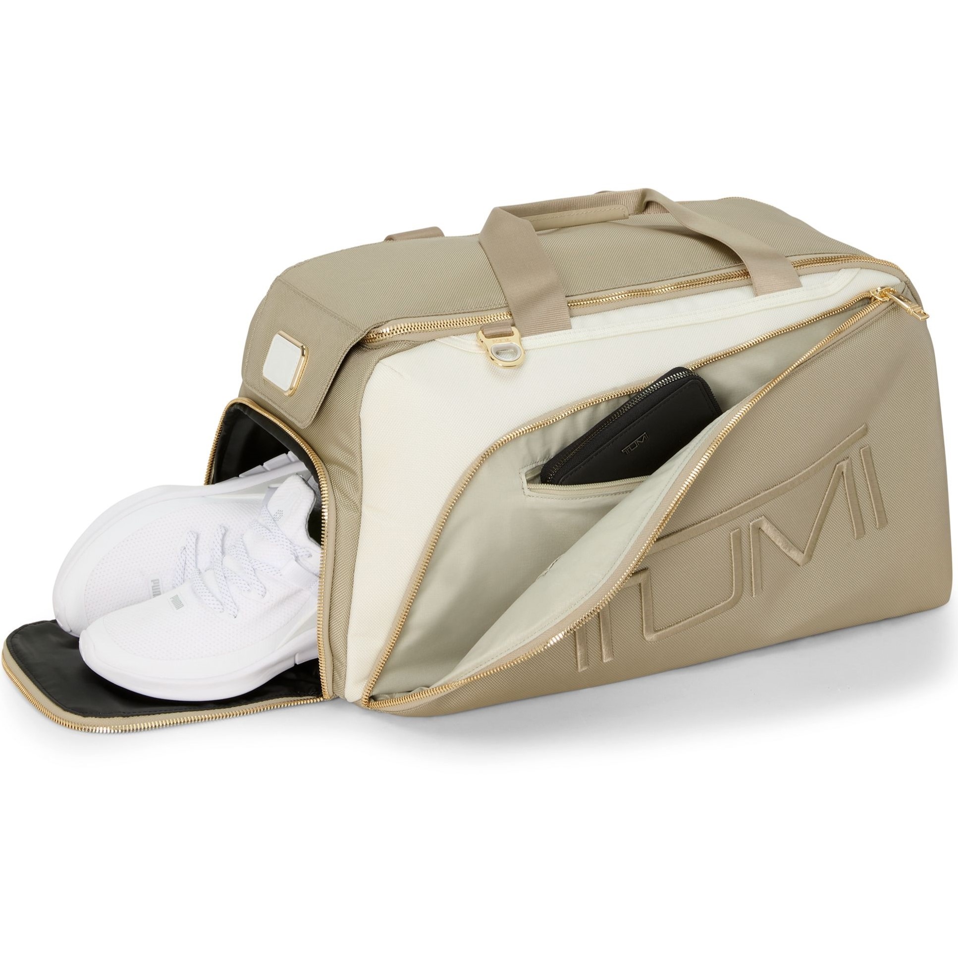 TÚI BALO TUMI SPORT GOLF DUFFEL BALLISTIC NYLON OFF WHITE TAN 9
