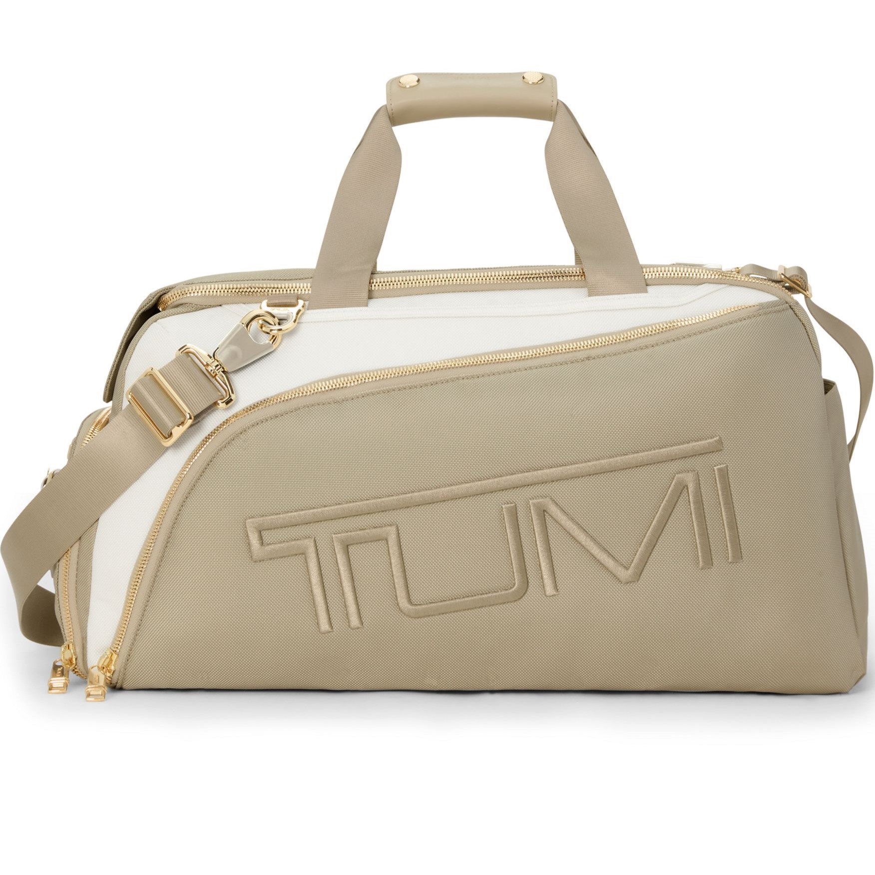 TÚI BALO TUMI SPORT GOLF DUFFEL BALLISTIC NYLON OFF WHITE TAN 4