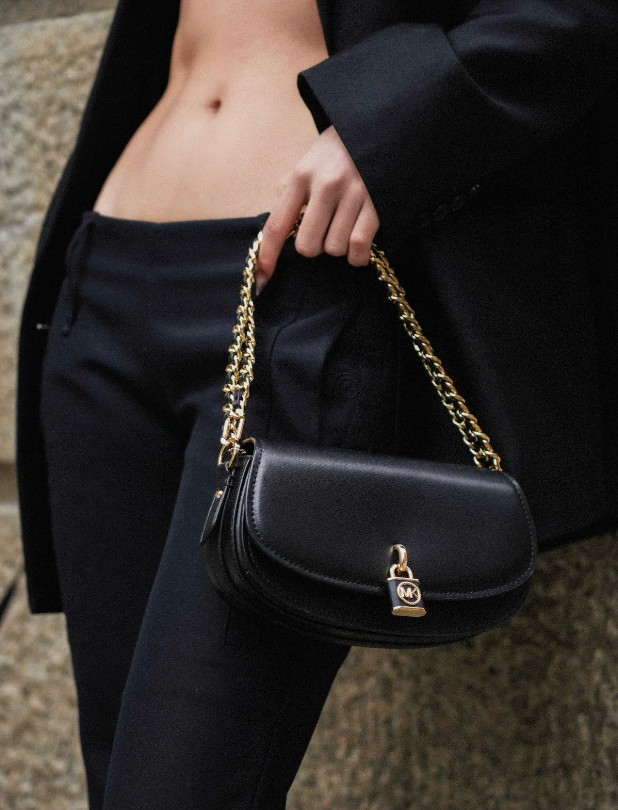 TÚI XÁCH NỮ MICHAEL KORS MILA SMALL LEATHER SHOULDER BAG 30F3GIMM1L 11