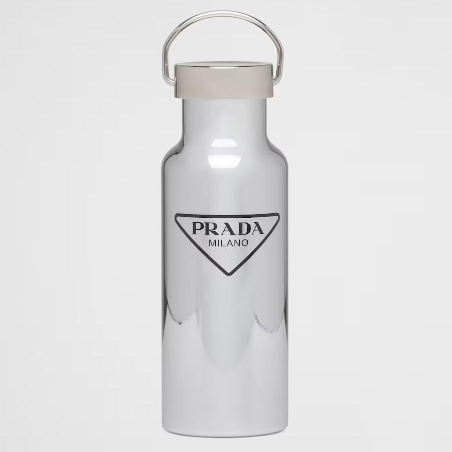  BÌNH NƯỚC GIỮ NHIỆT PRADA STAINLESS STEEL SILVER INSULATED WATER BOTTLE 500 ML 2