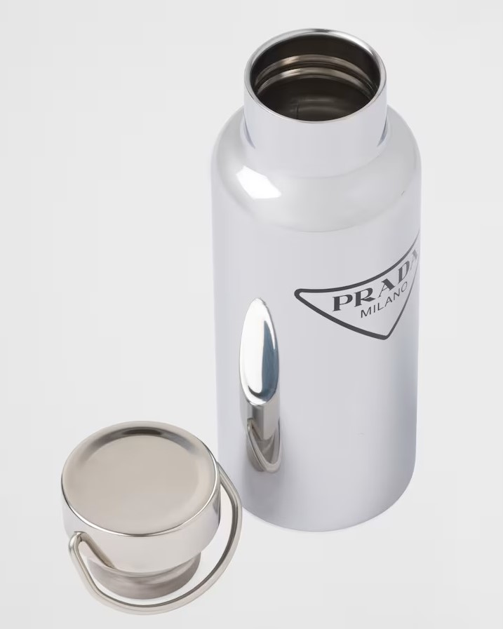  BÌNH NƯỚC GIỮ NHIỆT PRADA STAINLESS STEEL SILVER INSULATED WATER BOTTLE 500 ML 4