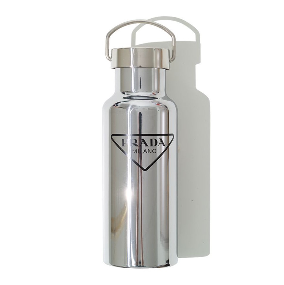  BÌNH NƯỚC GIỮ NHIỆT PRADA STAINLESS STEEL SILVER INSULATED WATER BOTTLE 500 ML 7