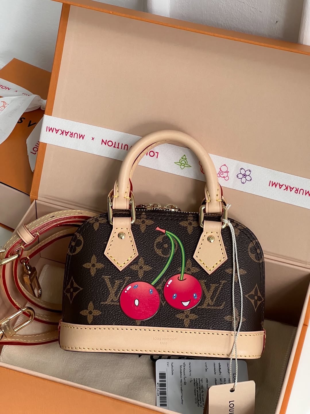 Túi Louis Vuitton LV x TM Cherry Alma Nano M13416 11