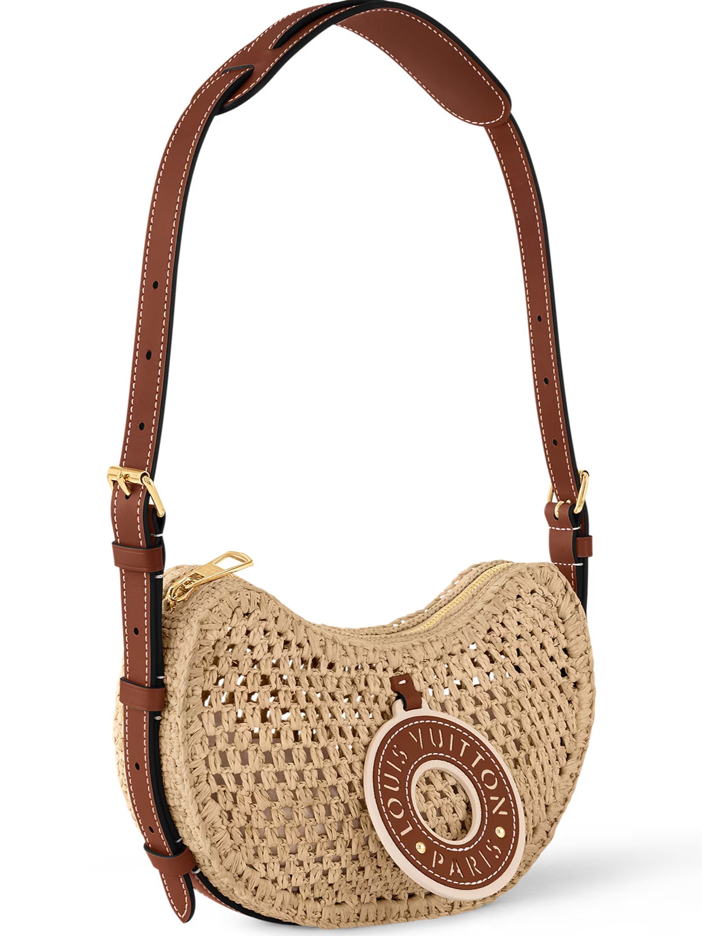 Túi cói LV Louis Vuitton By The Pool Croissant MM 1