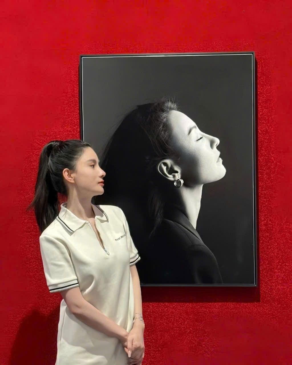 Đầm thun trắng suông Miu miu 7
