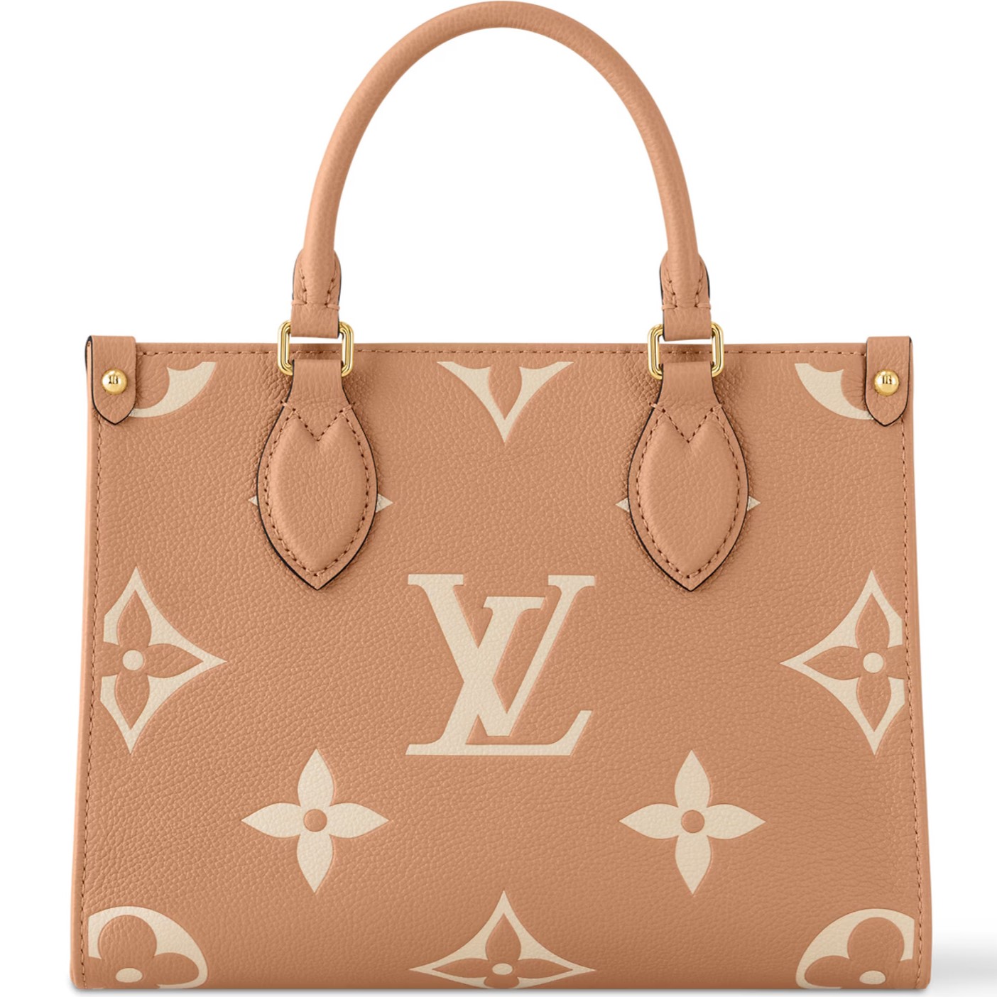 Túi Louis Vuitton OnTheGo PM Arizona Crème Bicolour Monogram Empreinte Leather 5