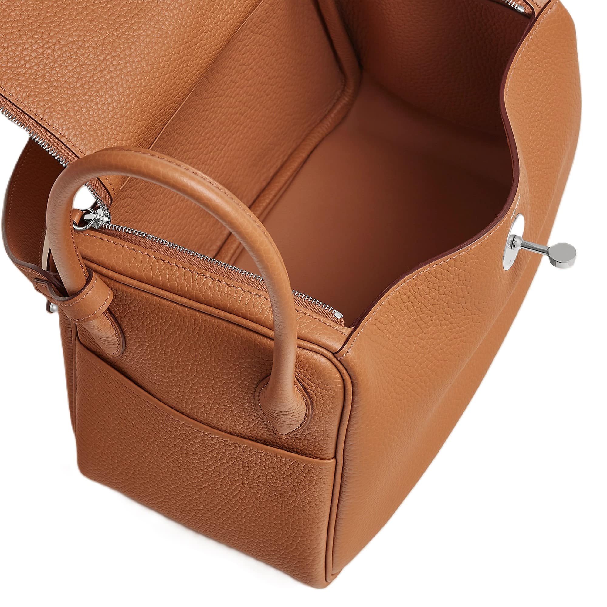 Túi Hermes Lindy Bag 26 Clémence Calfskin Bag Natural Sable 1