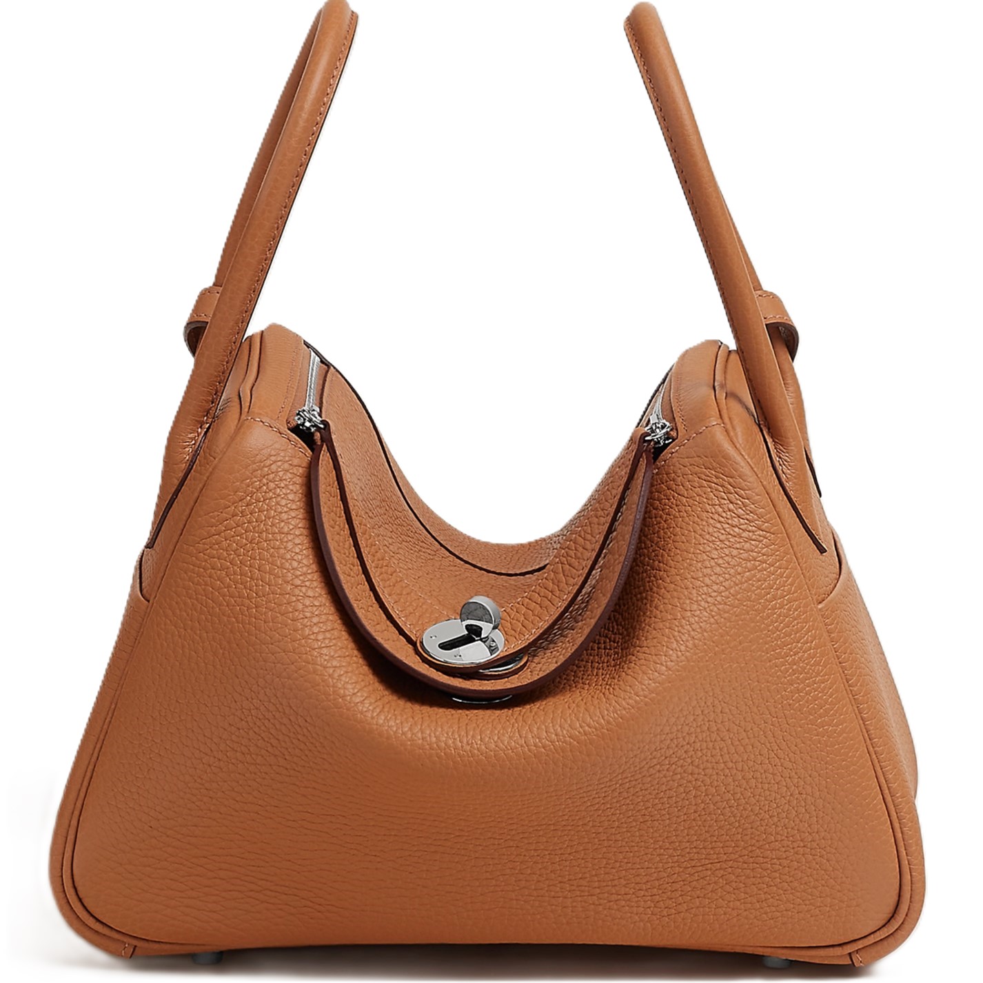 Túi Hermes Lindy Bag 26 Clémence Calfskin Bag Natural Sable 12