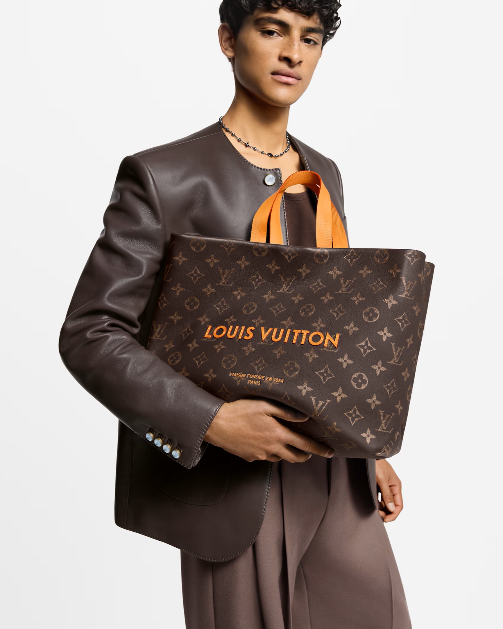 Túi Louis Vuitton Shopper Tote MM Autres Cuirs Monogram Canvas 1