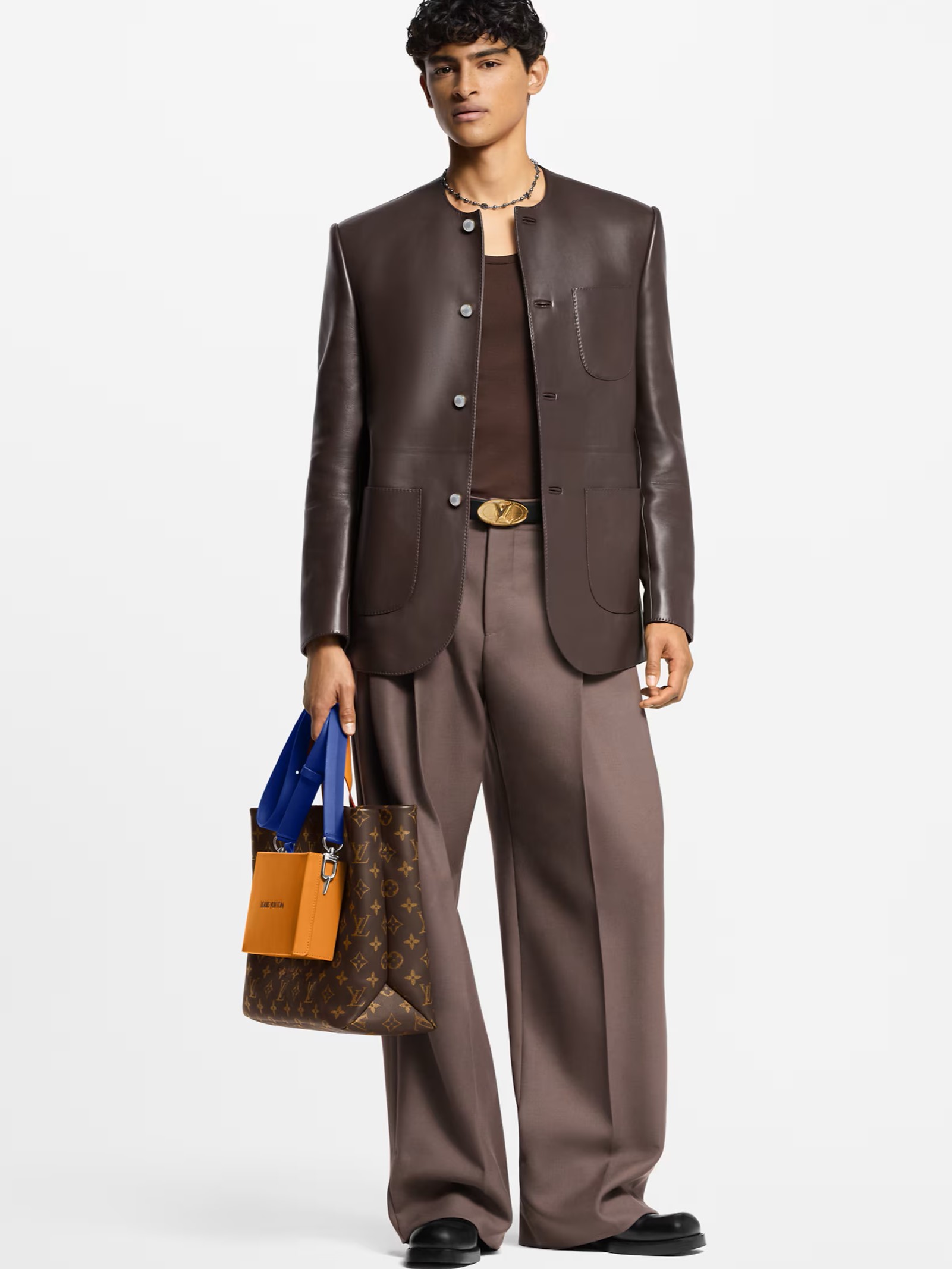 Túi Louis Vuitton Shopper Tote MM Autres Cuirs Monogram Canvas 8