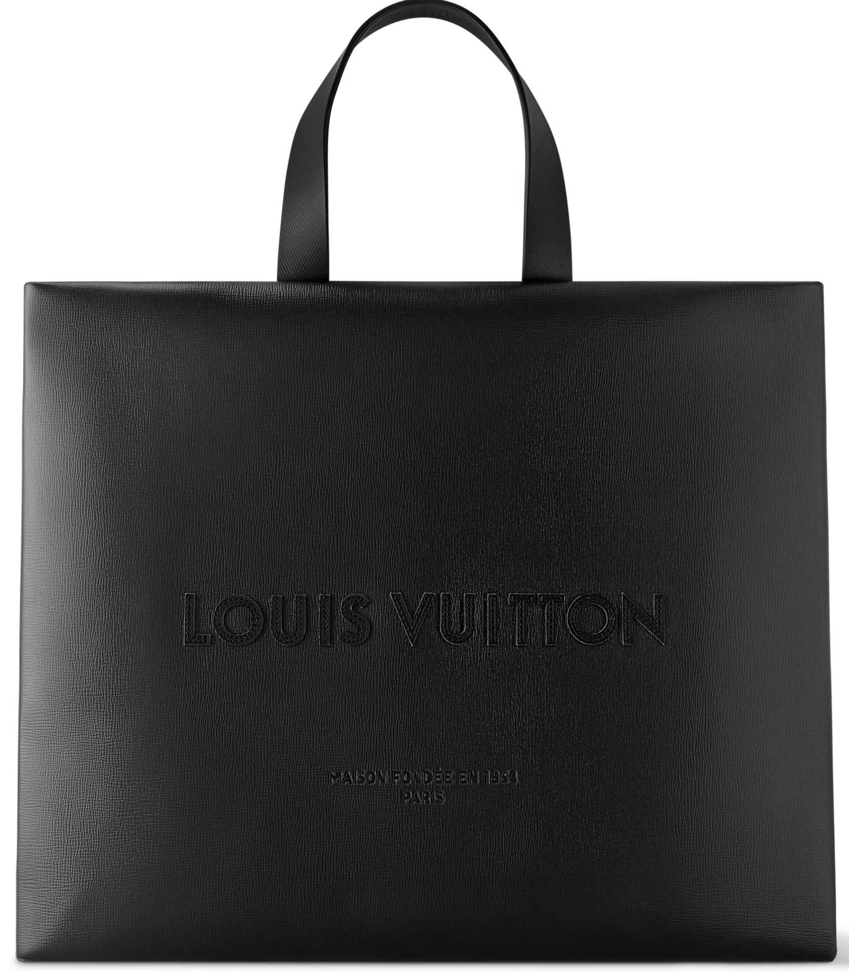 Túi xách Louis Vuitton Shopper Tote MM Black 2