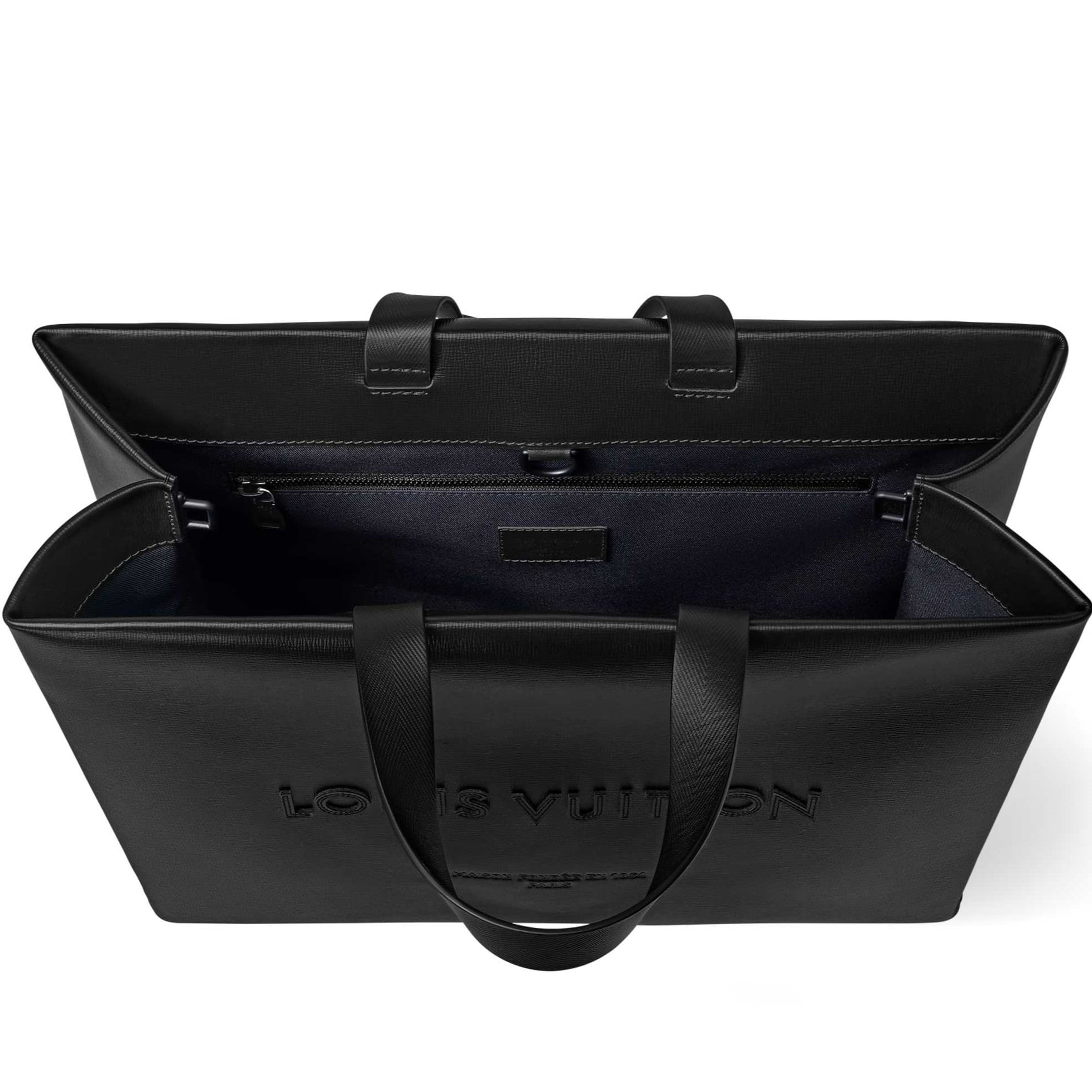 Túi xách Louis Vuitton Shopper Tote MM Black 4