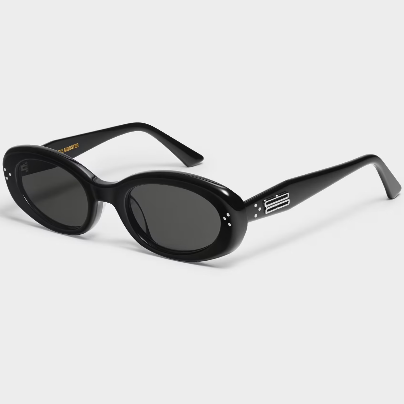Kính mát Gentle Monster July 01 Black Lenses Black Acetate Fra 3